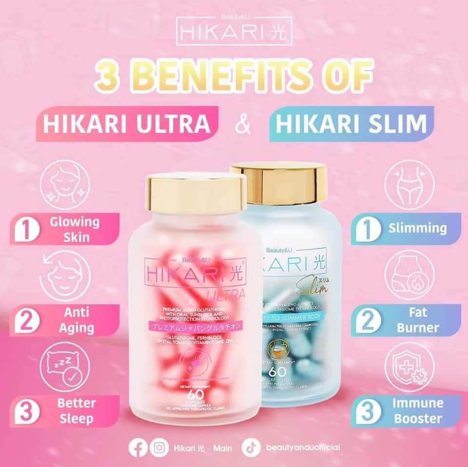 hikari whitening and slim capsule each price. 