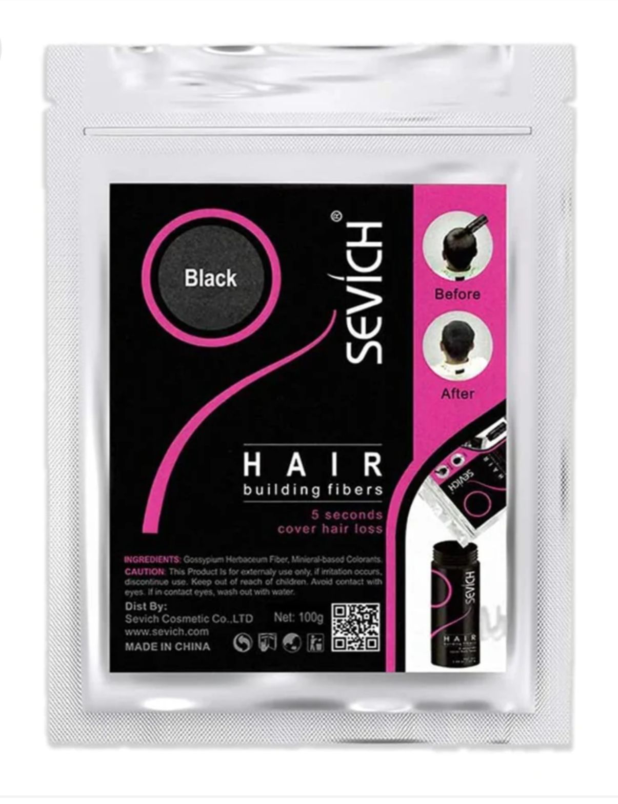 Black Sevich Hair Building Fiber 100g: Buy Online at Best Prices in  SriLanka 