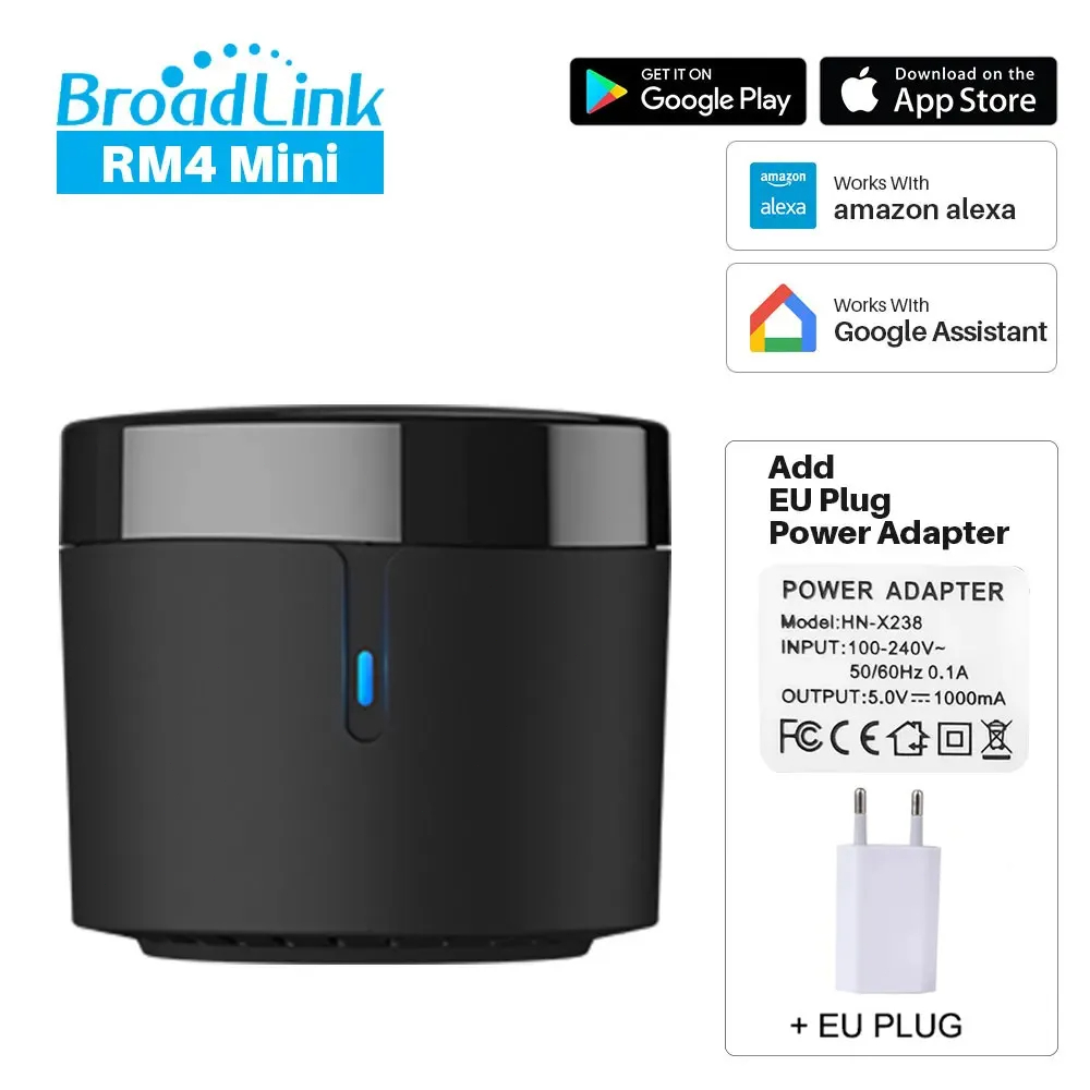 BroadLink RM4 mini Smart Infrared infrared remote control air conditioning voice remote control smart home. 