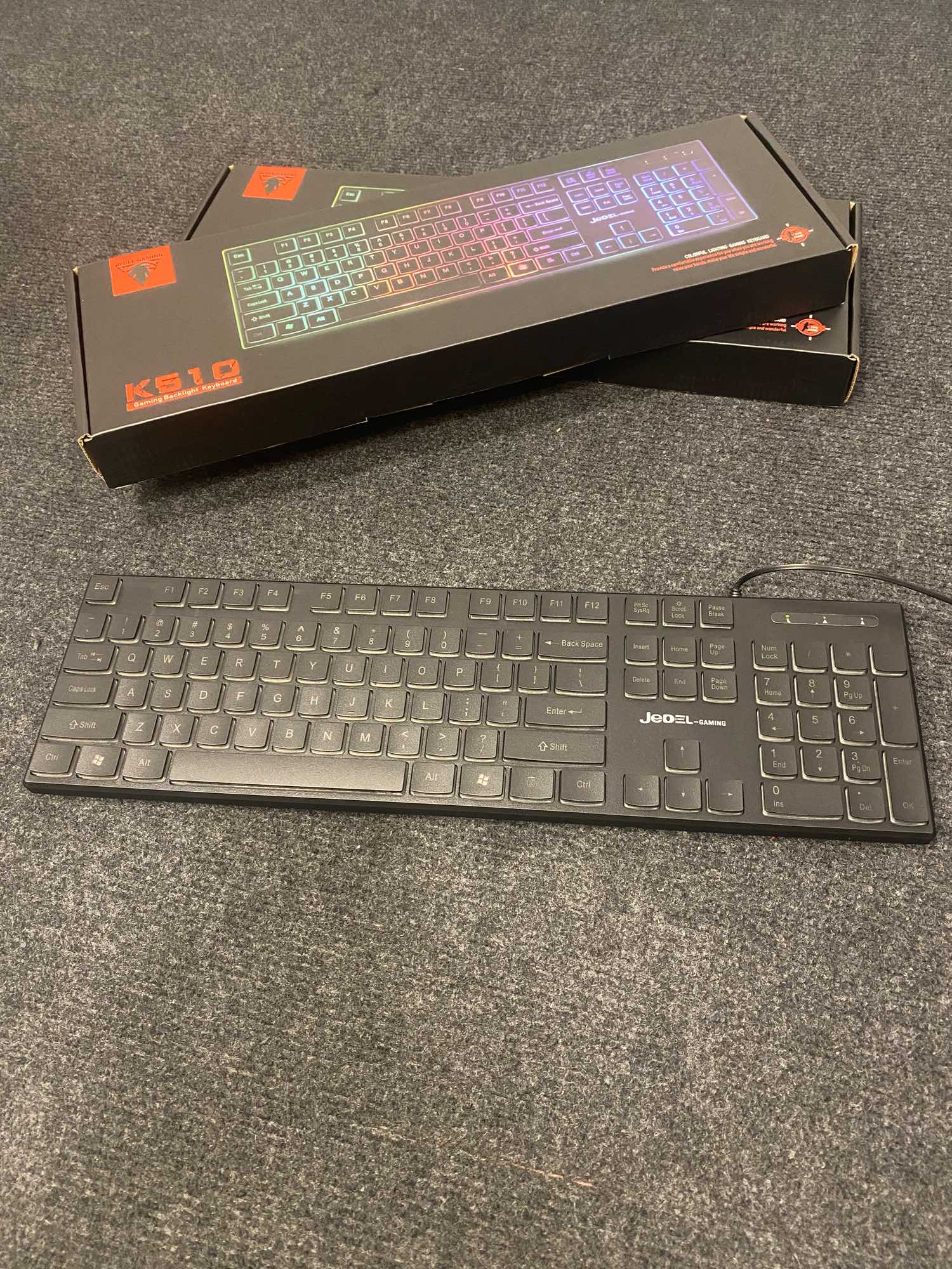 Jedel K510 Gaming RBG  Backlight Keyboard. 