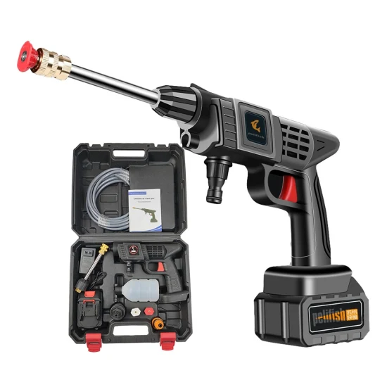 Factory New Lithium Battery Water Washing 24 V Wireless Car Washer Electric Portable Water Gun. 