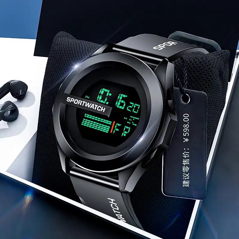 Fashion New Men'S Electronic Watch Scientific Trend G Cool Shockproof Clock Outdoor Luminous Sports Student Digital Wristwatch For Men