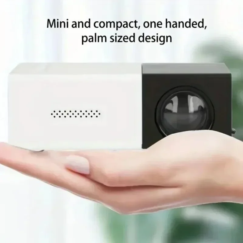 Mini projetor LED portátil, YG300, compatível com HDMI, USB, TF, áudio, casa, leitor multimídia, inteligente, portátil, viagem,. 