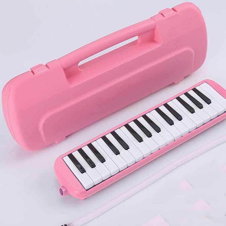 37 Key Melodica Musical Instrument Soprano Melodica Air Piano Keyboard with Box, 2 Mouthpieces. 
