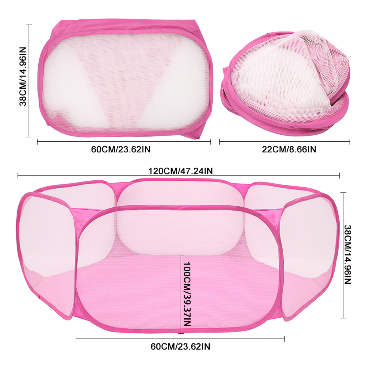 Portable Pet Playpen Cat Dog Cage Tent Playpen Folding Fence For Hamster Hedgehog Small Animals Breathable Puppy Outdoor Pet Hot. 