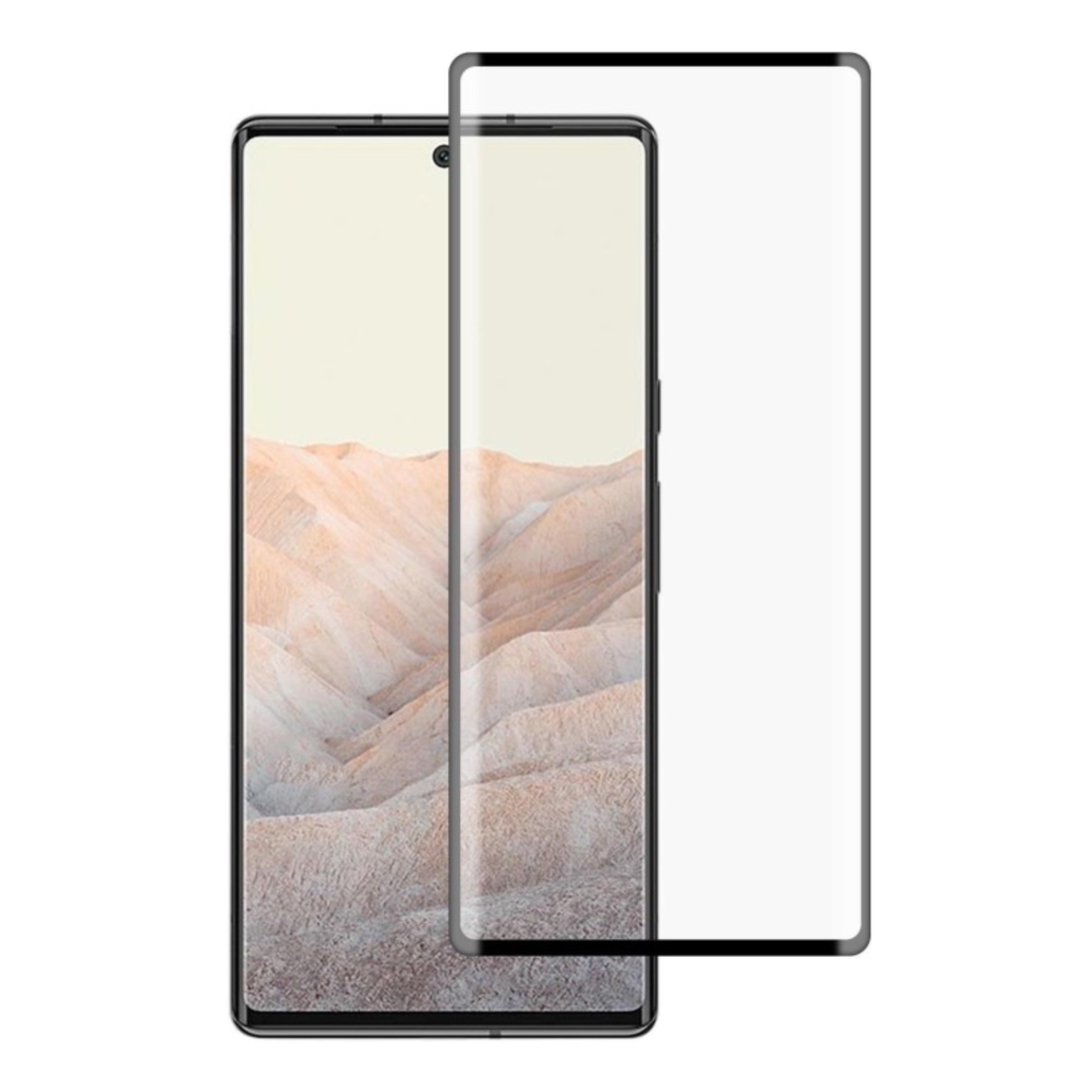 Google Pixel 7 Pro Tempered Glass Screen Protector - Full Coverage Curved Tempered Glass Screen Protector For Pixel 7 Pro