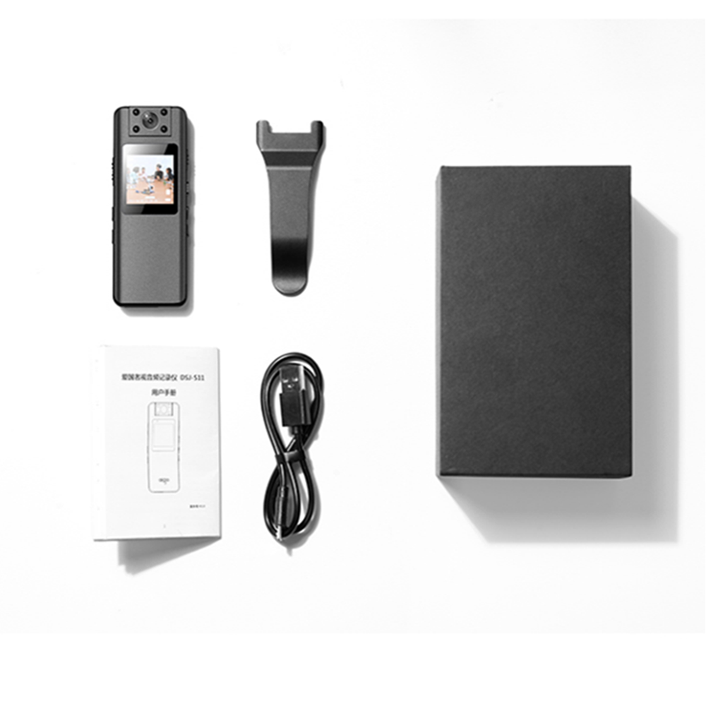 Vandlion A22 1080P Infrared Night Vision Digital Mini Camera with LED Screen Small Camcorder Body Cam for Home Office. 