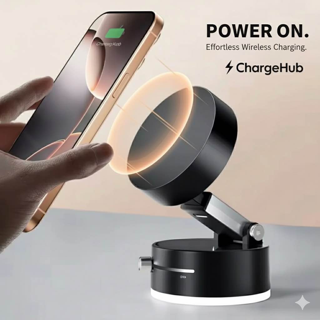 Vacuum Suction Magnetic Phone Holder