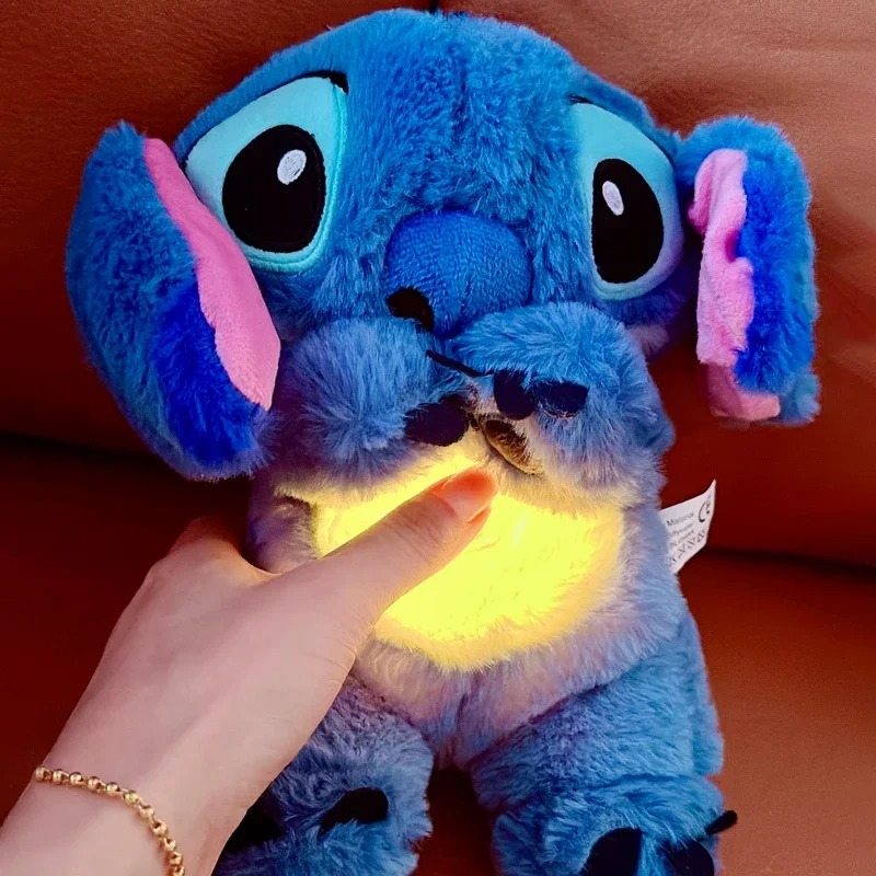 Peluche Lilo & Stitch Kawaii - Pupazzo Morbido Con Respiro, Lenitivo Per Bambini, Blu - Foto 3