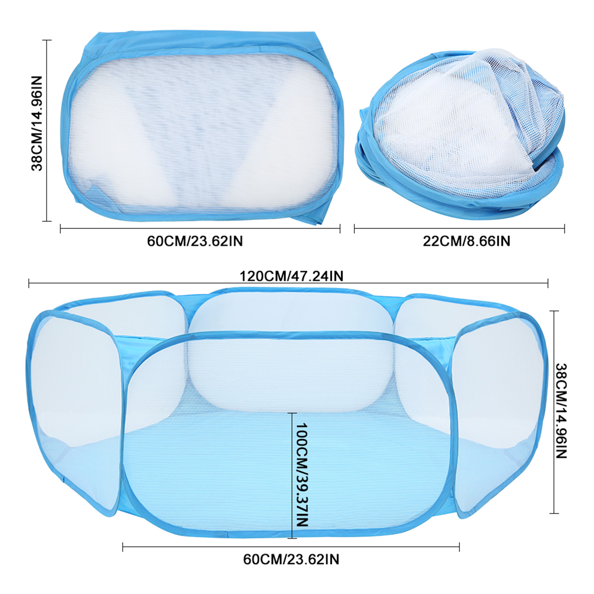 Portable Pet Playpen Cat Dog Cage Tent Playpen Folding Fence For Hamster Hedgehog Small Animals Breathable Puppy Outdoor Pet Hot. 