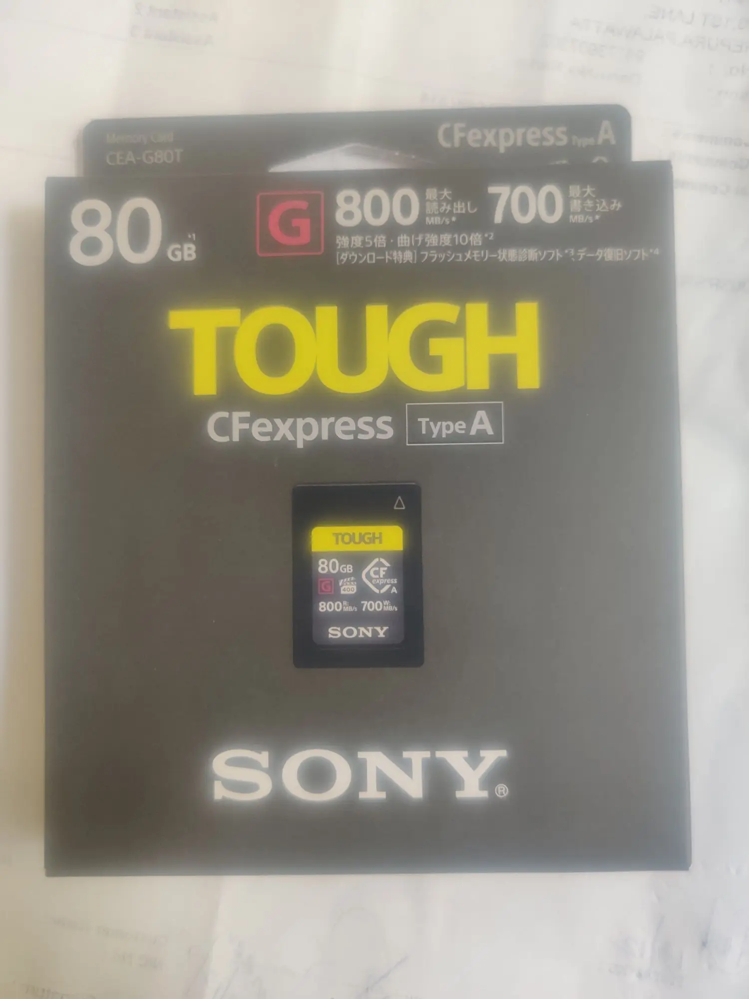 SONY CFexpress TypeA 80GB CEA-G80T-