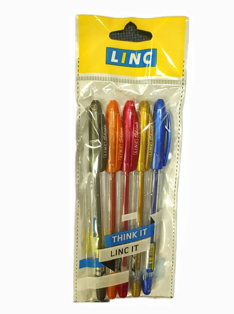 Linc Shine Sparkle Glitter Gel Pen Pack of 10 Multicolour