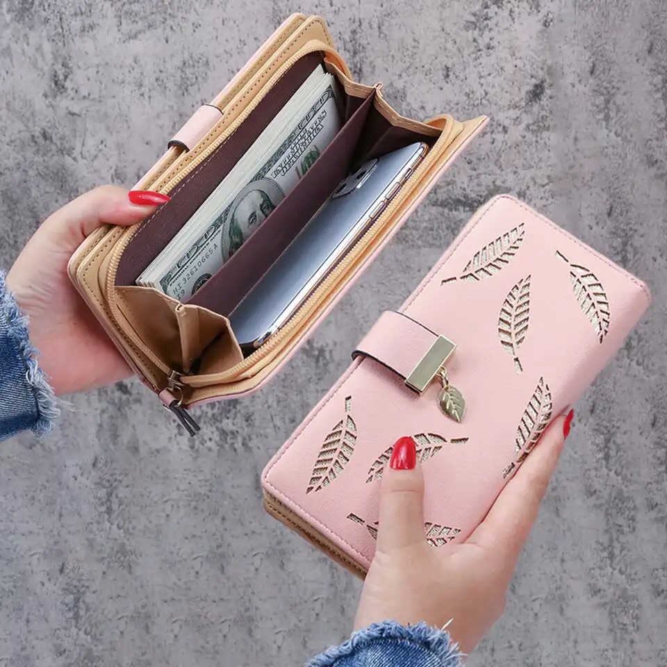 Fashion (Pink)Flower Tassel Zipper Women Wallet Leather Short Coin Purse  Cards Holder Money Bags Mini Wallet Flower Wallets Girls Carteira WAR @  Best Price Online