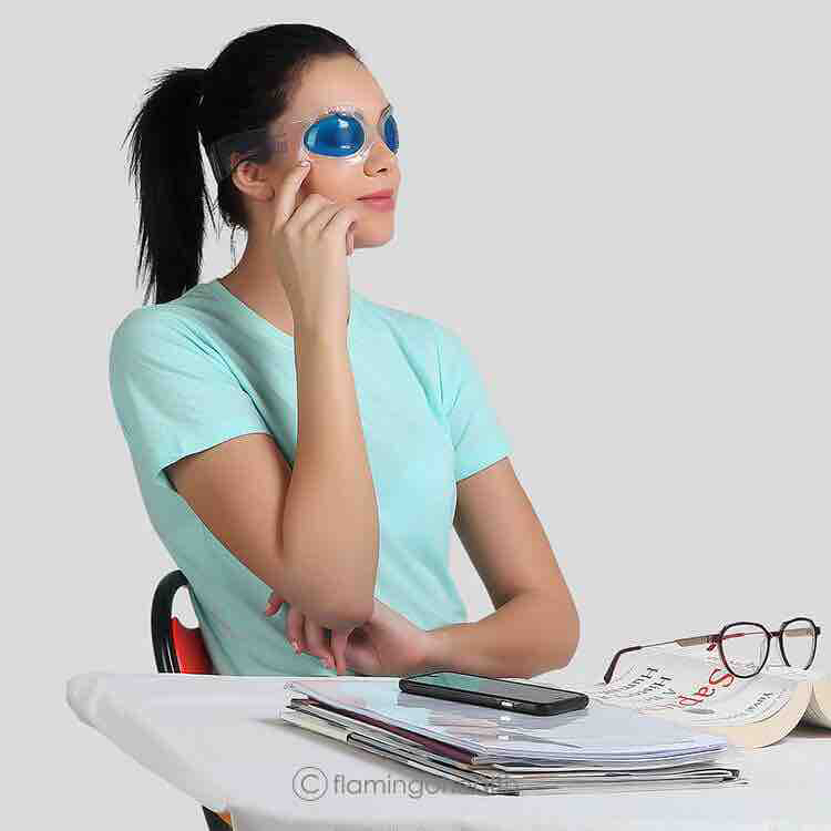 Flamingo cool eyes pack  relief from stress and strain from eyes. 