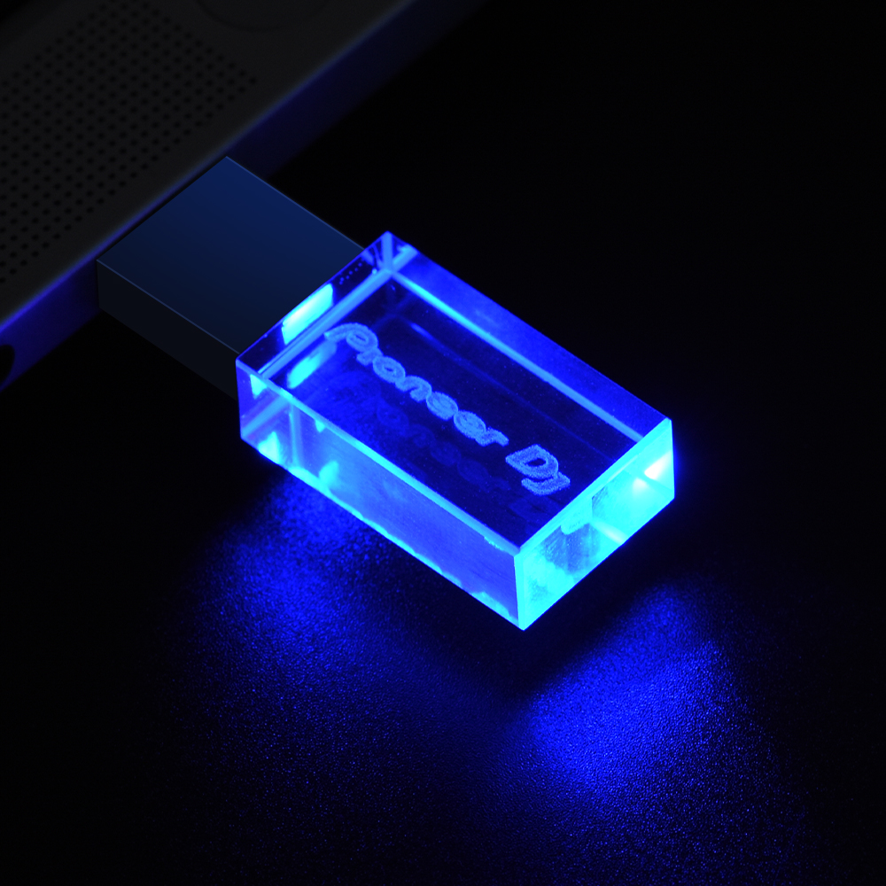 JASTER Pioneer DJ Crystal USB Flash Drive 128GB High Speed Memory Stick 64GB Silver Lid Pendrive 32GB Real Capacity U Disk 16GB. 