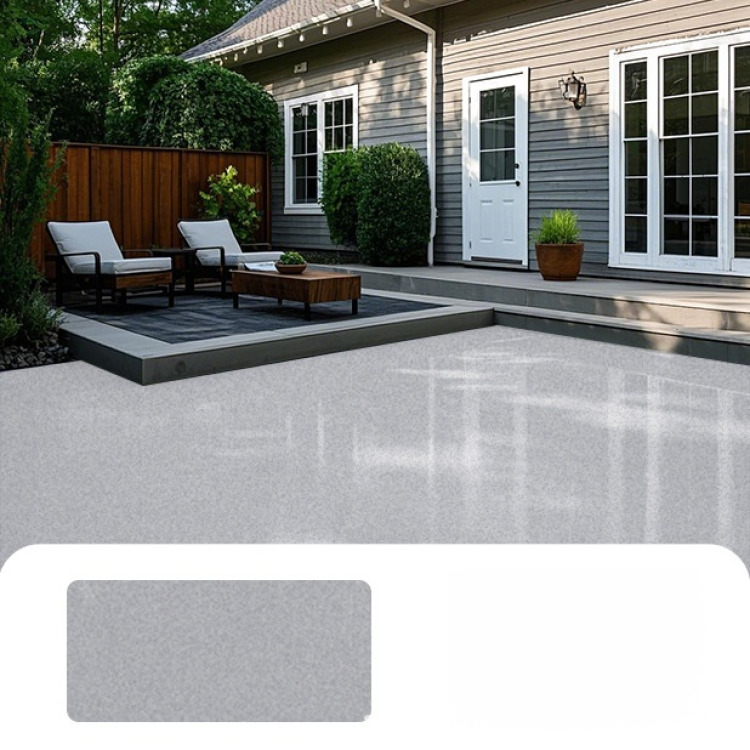 waterproof nonslip Oxygenated Sand Paint Floor Coating Selfflowing flat ...