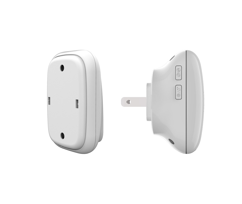 Lunzo No Battery Self Powered Wireless Doorbell US/UK/EU Plug 38 Ringtones Outdoor Waterproof 150m Range Kinetic Door Bell. 