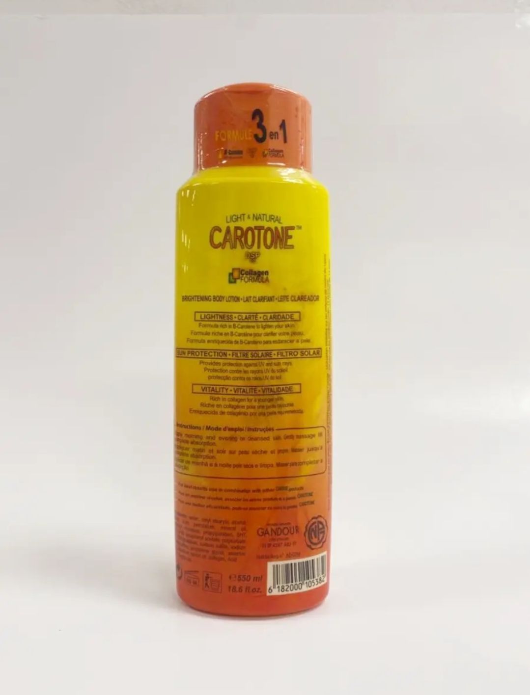 Natural Glow Carotone Face Cream and Carotone Body Lotion with collagen Formula Carotone Cream. 