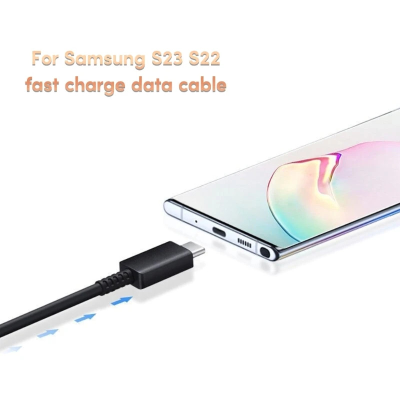 1M 2M 3M 25W Type C PD Fast Charger Cable For Samsung Galaxy S25 S24 S20 S21 S23 S22 UItra Note 10+ A70 A80 A90 A55 A35 A54 A34. 
