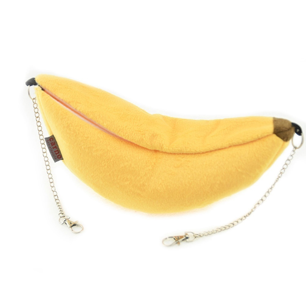 Animals Design Pet Banana Hamster Rat Hammock Cage House Nest  Hamster Warm House  Small Animal Hammock. 