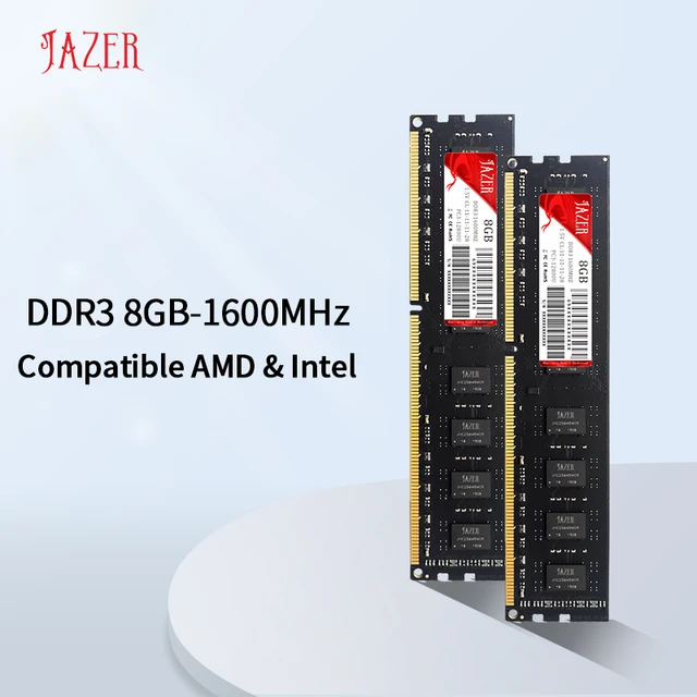 Ram DDR3 8GB / DDR3 4GB 1600MHz New Dimm 1.5V Desktop Memory Compatible AMD And Intel. 