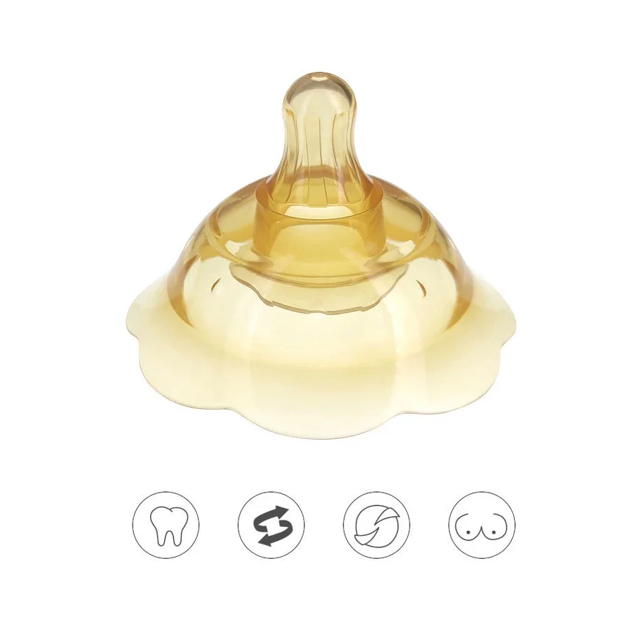 1Pcs Silicone Nipple Protector Breastfeeding Mother Protection Shields Anti-bite Inverted Nipple Baby Feeding Prevent Baby Bites. 
