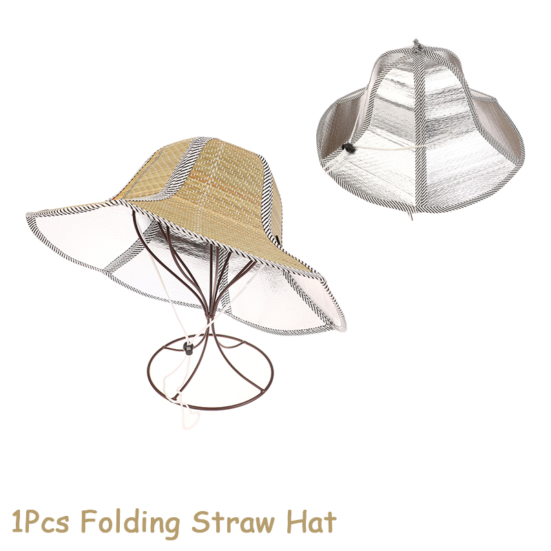 Chinese Bamboo Rattan Hats Retro Handmade Weave Straw Hat Tourism