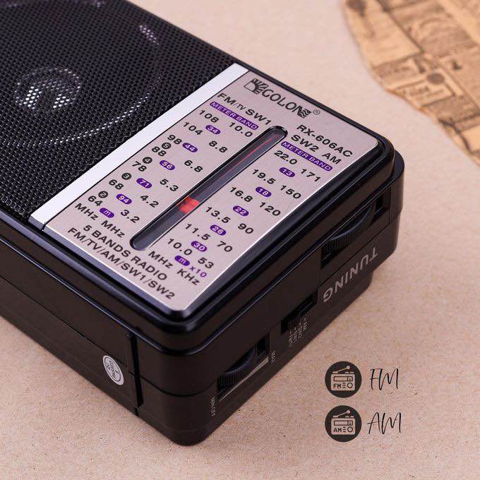 FM Radio High Sensitivity World Receiver Speaker AM/FM/TV/SW1/SW2 RADIO. 