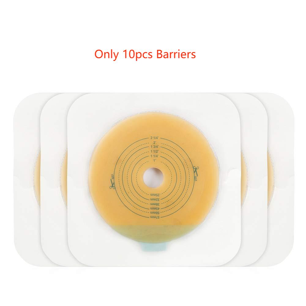 10pcs barriers/15pcs bags+6pcs barriers Two Piece Colostomy Bags with ...