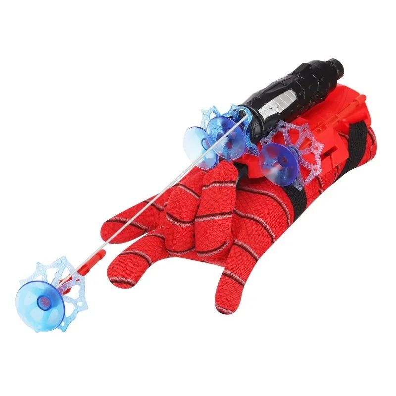 Spider Web Shooter, Hero Launcher Wrist Toy Set, Funny Children's Educational Toys For Cosplay, Red. 