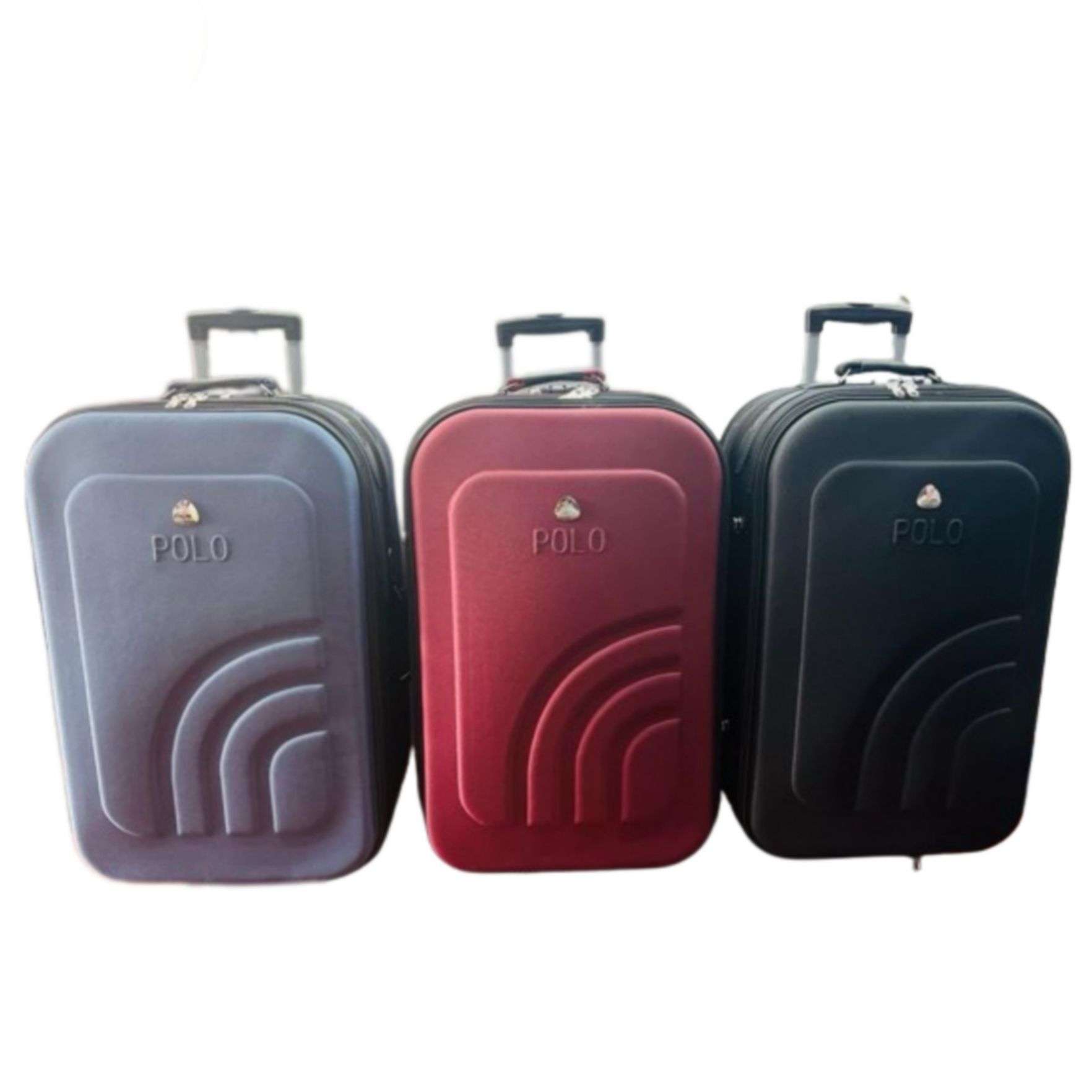 Buy WAVE Textured Hardcase Luggage Trolley Bag with Retractable Handle  Online | Centrepoint KSA