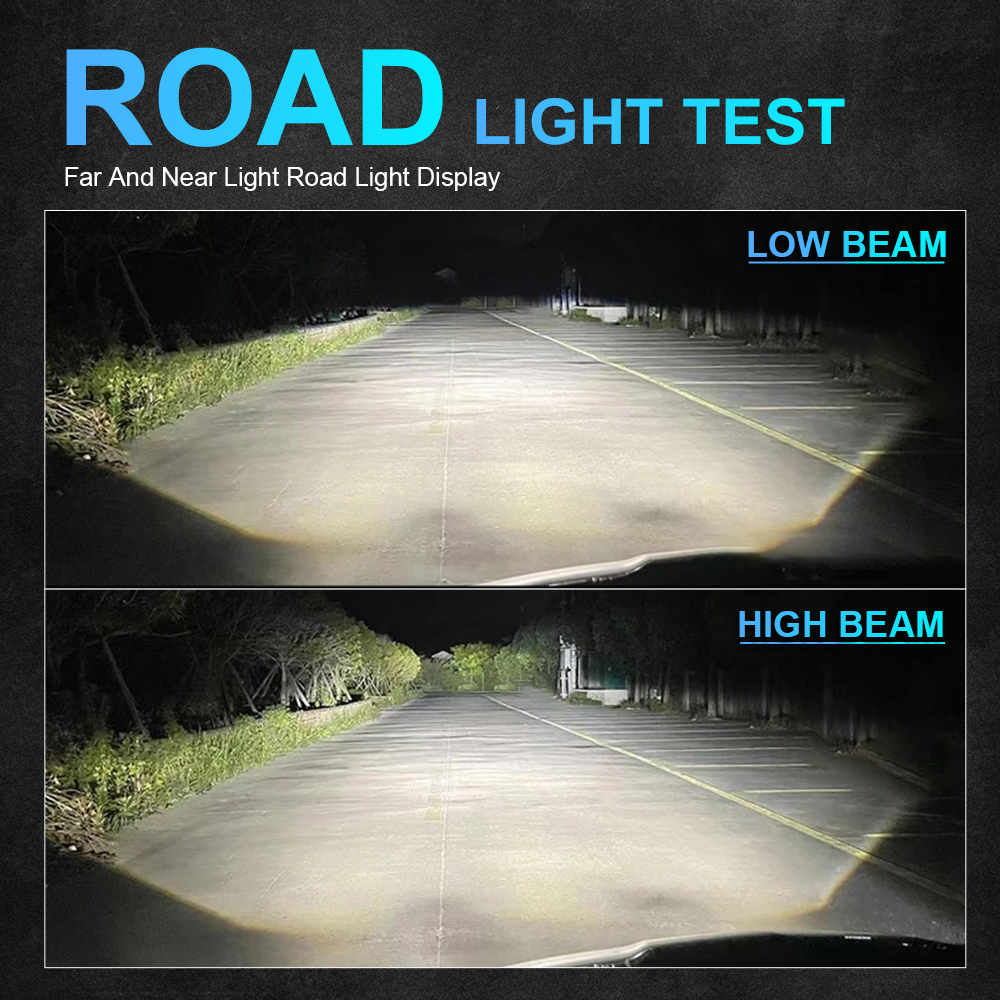 NLpear 2PCS 3 Inch Bi LED Projector Headlights Lenses for Hella LED Lights Projector 120W 40000LM Diode Headlamp Car Accessories. 