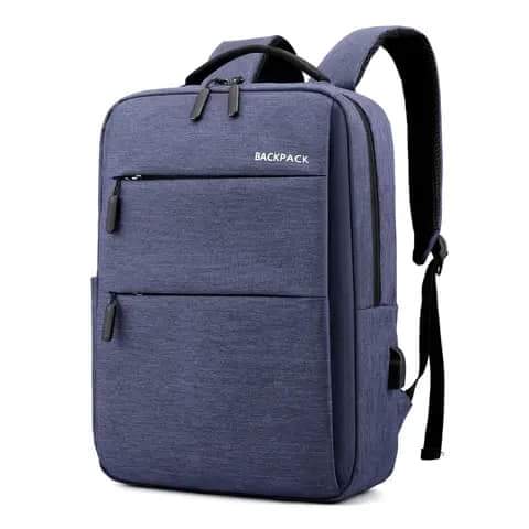 Laptop Backpacks Travel Unisex Smart Backpack With Phone Charging Port. 