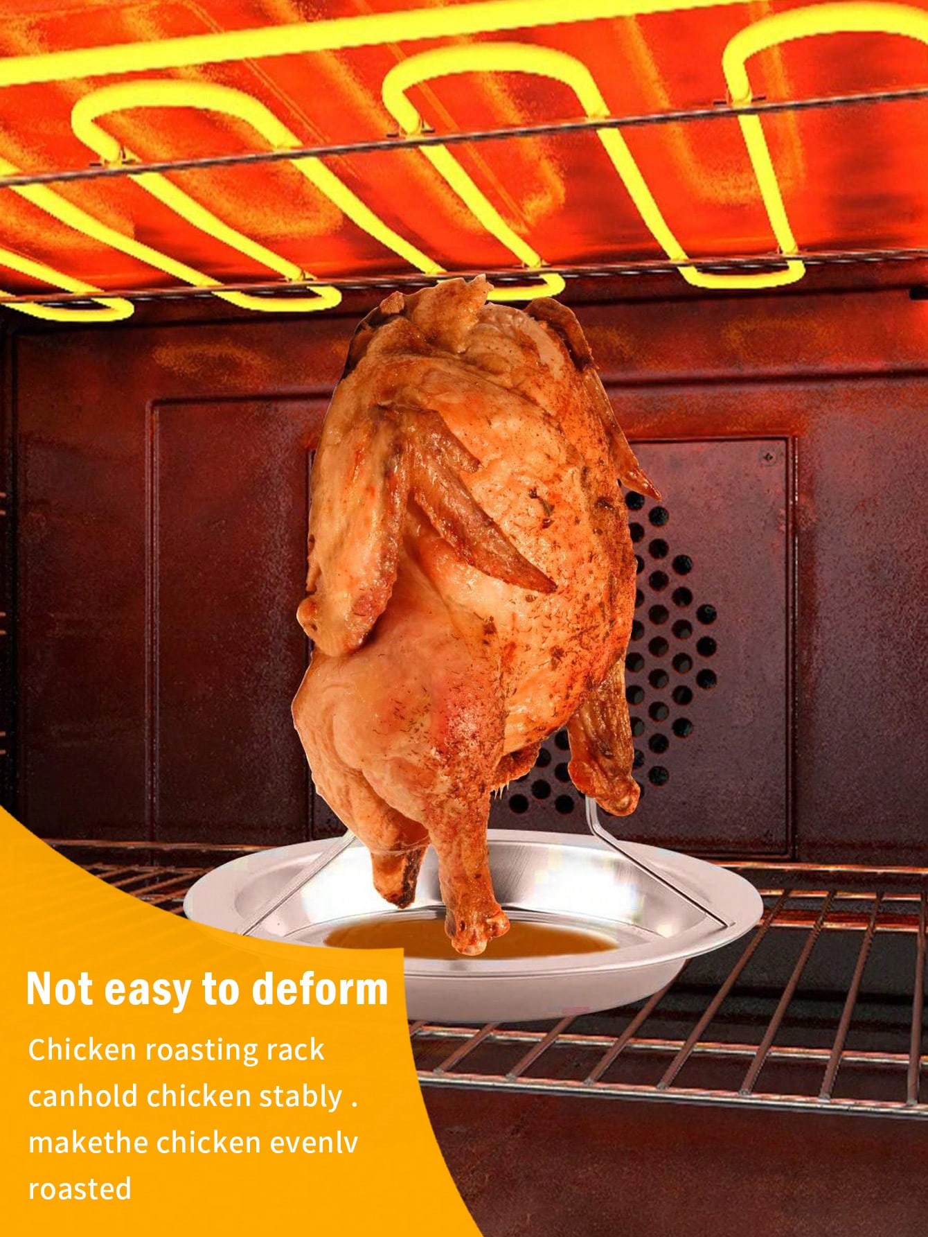 Beer Chicken Rack Leeseph Chicken Roaster Rack Stainless Steel Beer Can Chicken Holder ...