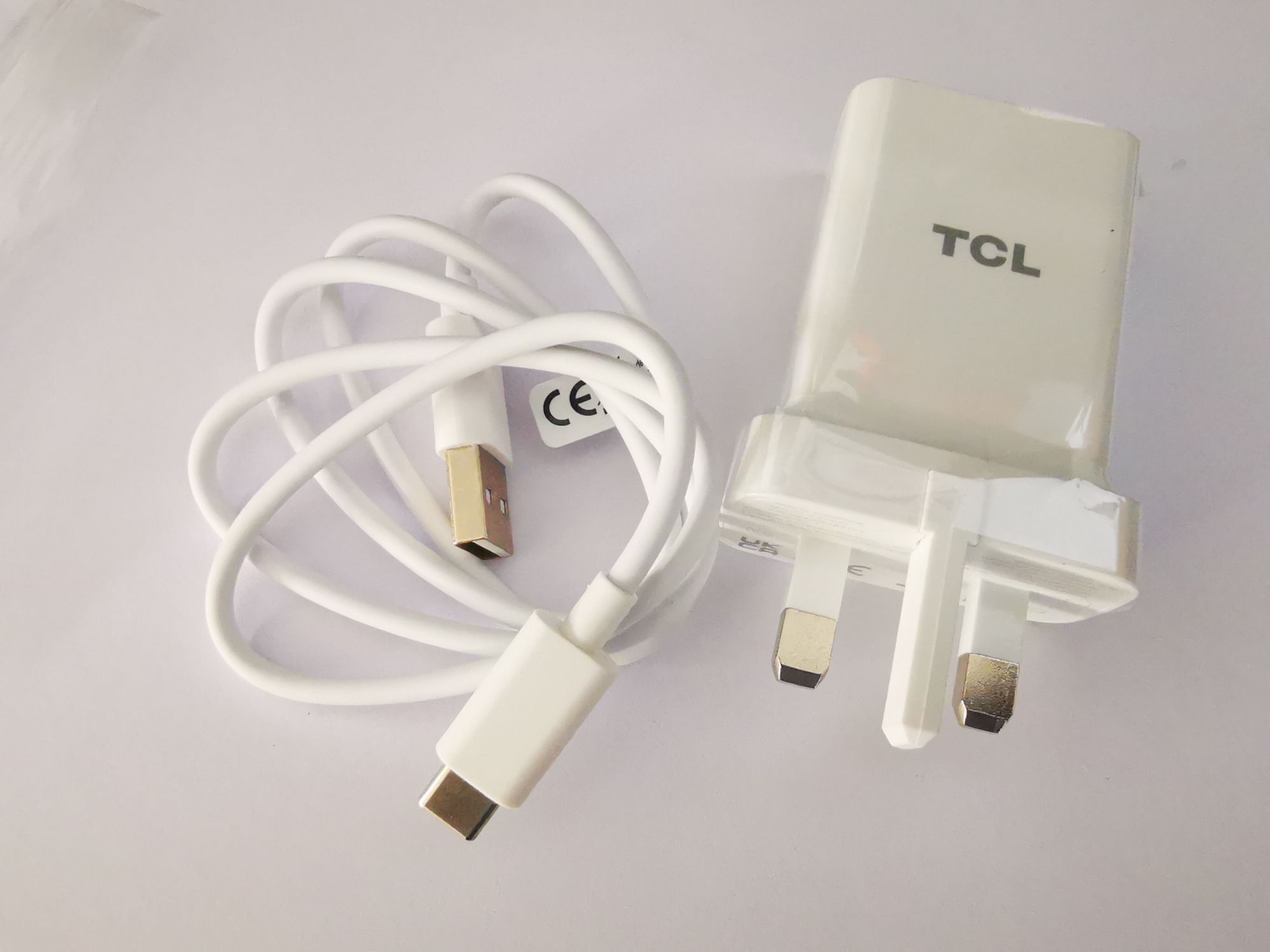 Super Pack caricatore + cavo per TCL 40 x Fast Charger ultra potente e veloce nuova generazione 3A con cavo di tipo C carica/trasferimento dati