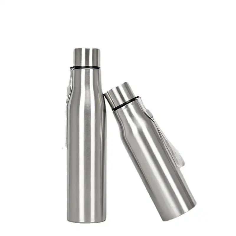 500ml/750ml/1000ml Stainless Steel Water Bottle with Handle Thermo Cup Portable Hot Cold Water Bottle for Cycling Sports Travel. 