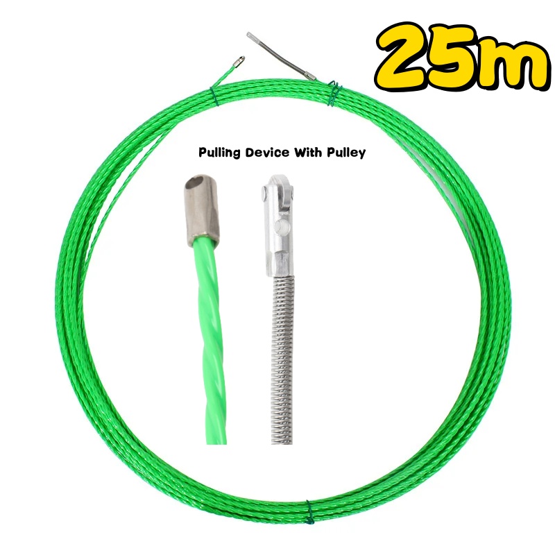 Bendable Spring Rope Threading Tool Universal Wire Threading Device 5-30M Spring Rope Pulling Device With ...