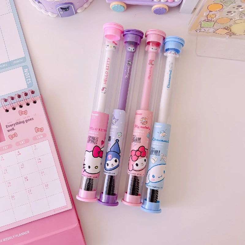Sanrio Toothbrush Anime Hello Kitty My Melody Kuromi Cinnamoroll Cartoon Student Adult Household Toothbrush Cleaning Gifts. 