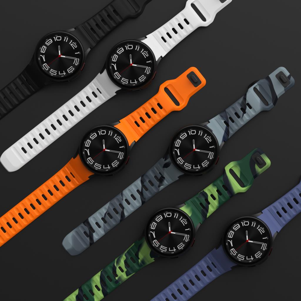 Silicone Strap for Samsung Galaxy Watch 6 Classic 47mm 43mm/4 classic 46mm 42mm Bracelet Galaxy Watch 5/5pro 45mm/4/6 40mm 44mm. 