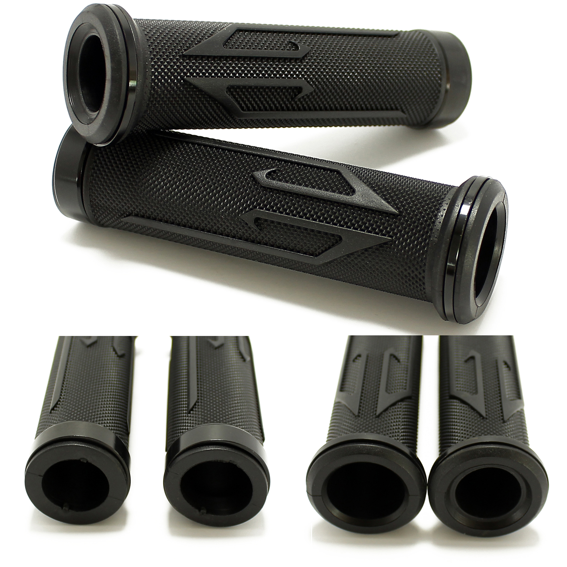 7/8"22mm Universal Motorcycle Handle Handlebar Hand Bar Grip hand grips FOR HONDA 250 600 900 CB400 VTEC400 CB-1 VTR250 MSX125. 