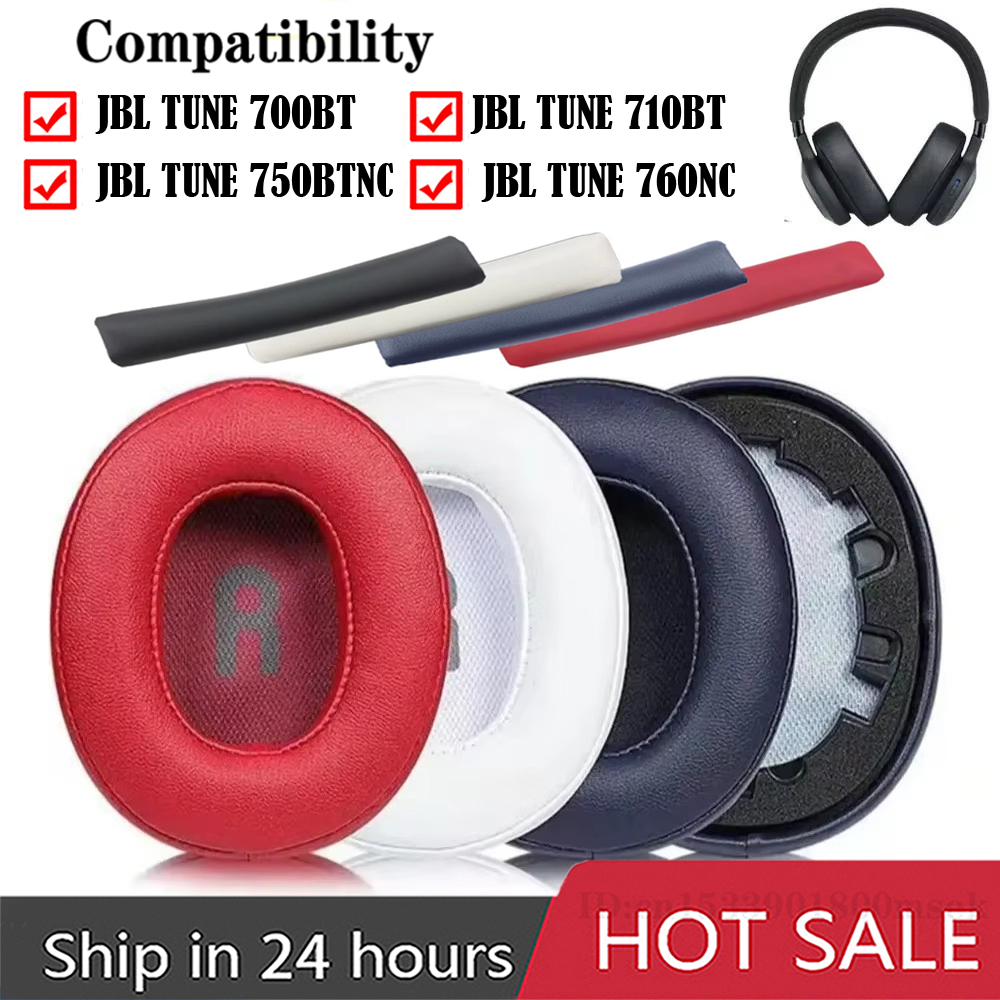 Ice Gel Ear Pads Cushion For JBL Everest 710BT For JBL Everest-710 Headphone Replacement Earpads Soft Leather Sponge With Buckle