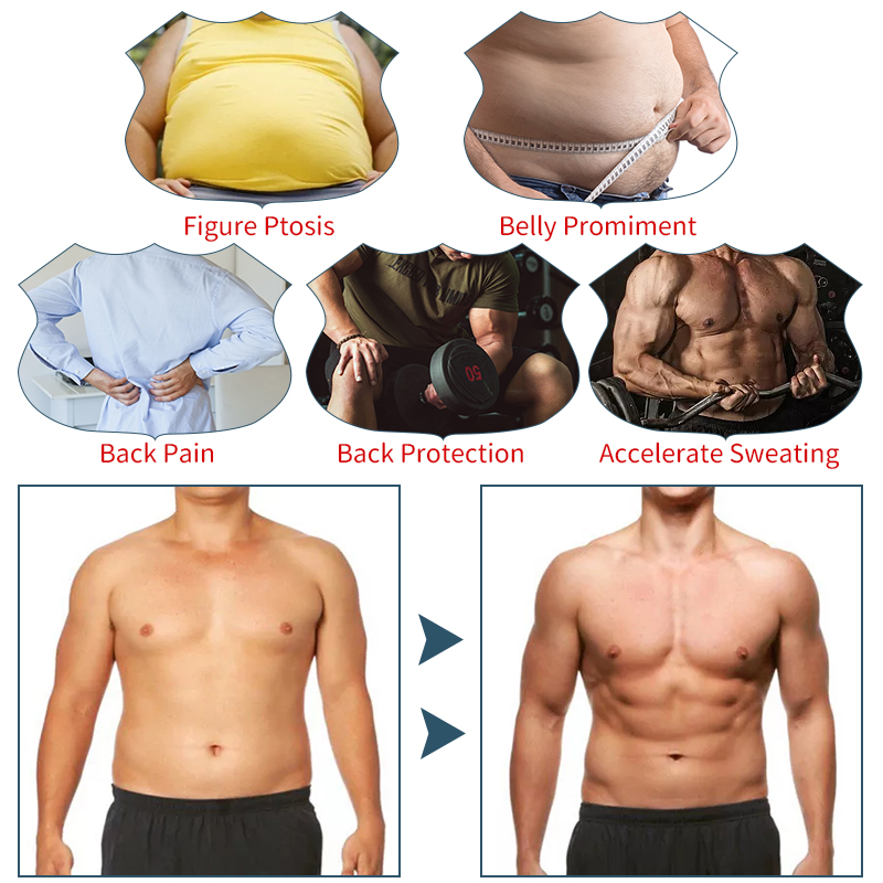 Men Gynecomastia Compression Tank Top Sweat Vest Fitness Body Shaper Shirt Thermo Sauna Workout Shapewear Slimming Fat Burner. 
