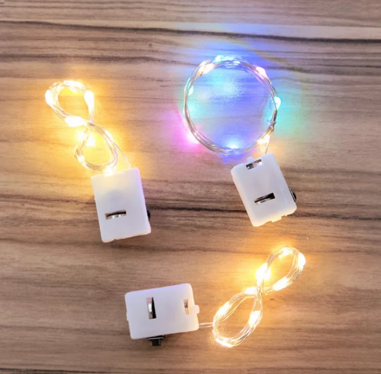 Resin led light resin lights art craft 1m Resin work warm fairy lights rgb light craft light  string light. 