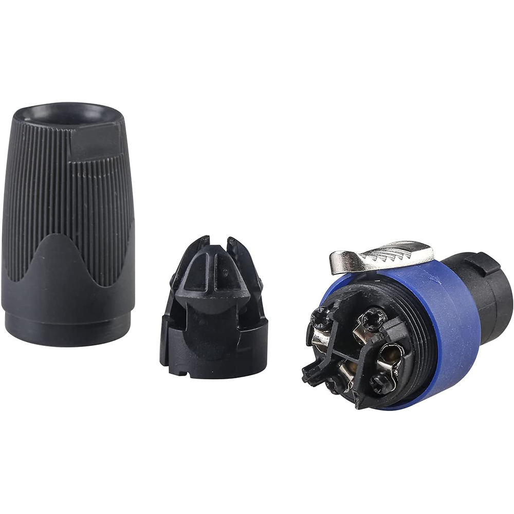 Mic accessories Speakon NL4FC NLT4FC NLT4X NL2FC 4 Pole Plug Male Audio Cable Power Amplifier Connector XLR Interface Speaker. 