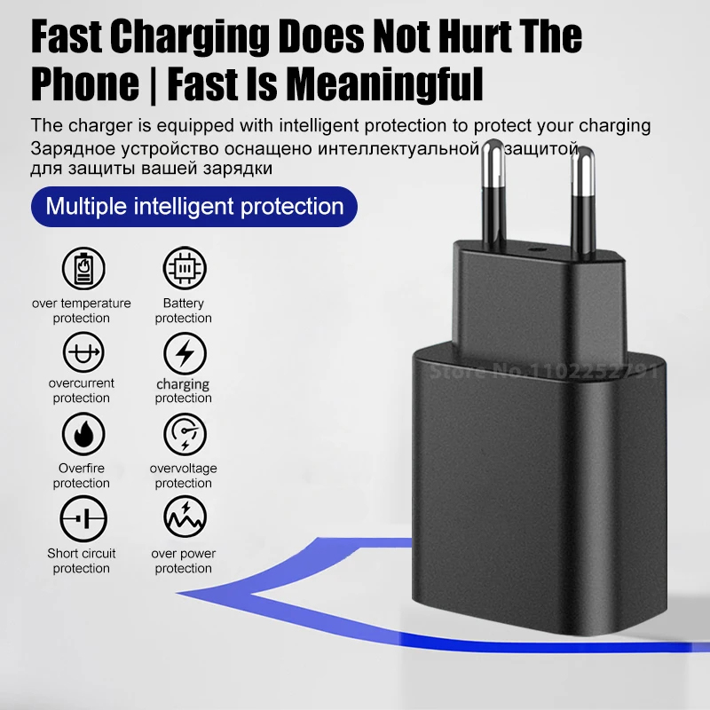 PD 45W Super Fast Charger For SAMSUNG Galaxy S21 S22 S23 S24 Ultra Fast Charging Phone USB C Charge Type C Cable 2M Wall Adapter. 