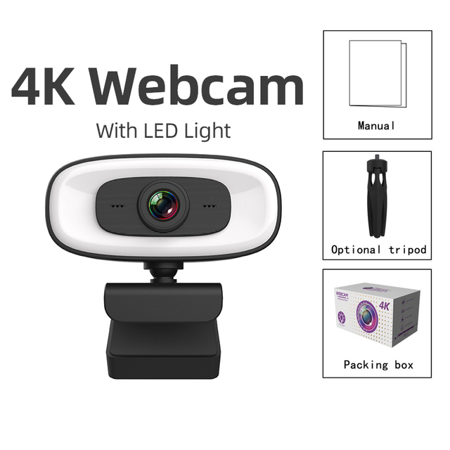 Webcam Mini 4K USB Computer 2K Webcam Full HD 1080P Web For Work With ...