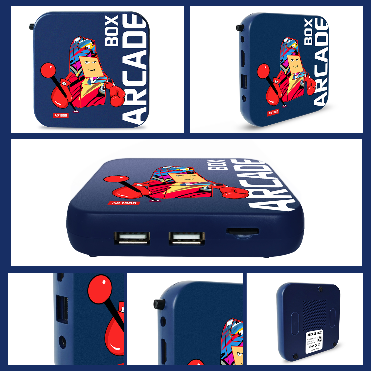 Arcade Box Game Console for PS1/DC/Naomi 64GB Classic Retro 33000+ Games Super Console 4K HD Display on TV Projector Monitor. 