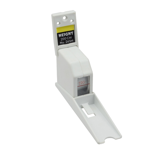 200cm Stadiometer Black Wall Mounted Height Meter Growth Ruler CM Metric. 