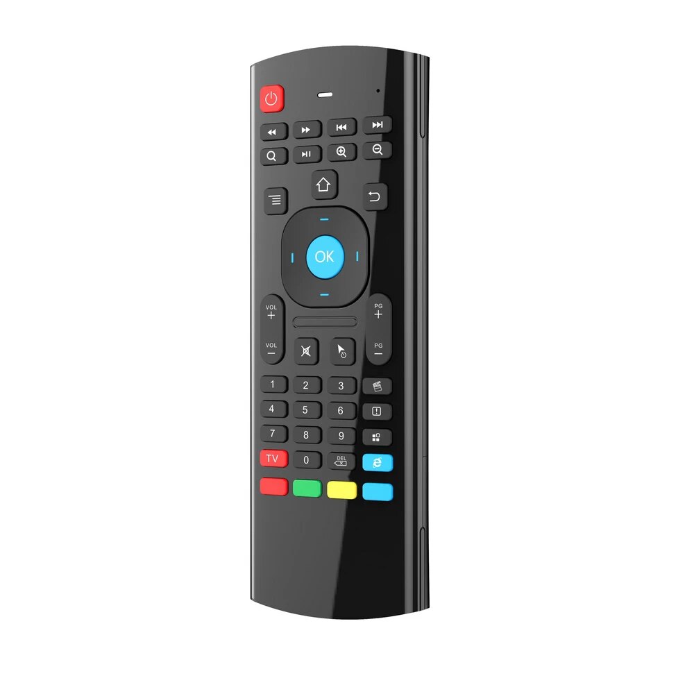 Air Mouse Wireless Mini Keyboard Remote Control MX3 2.4GHz IR Learning ...