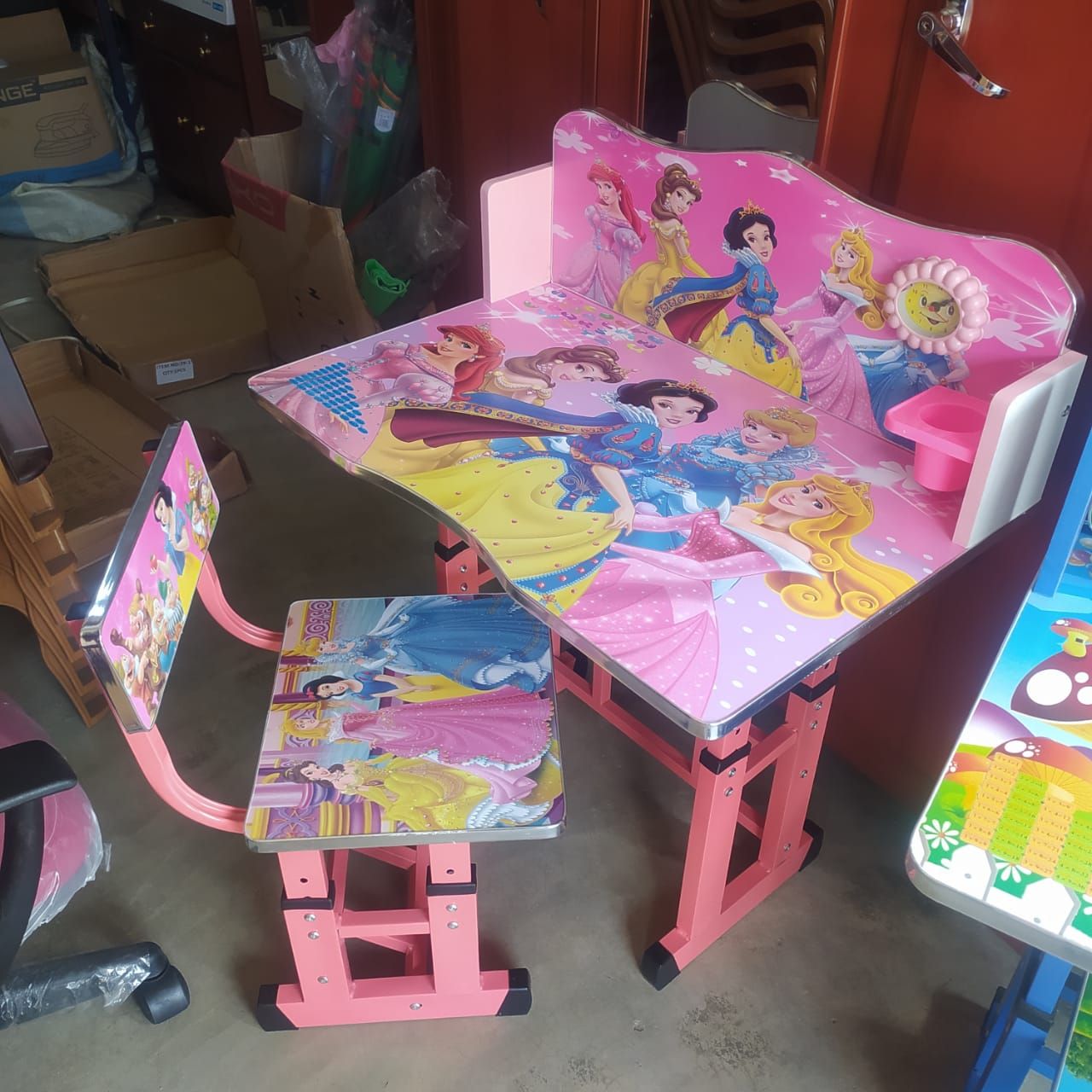 Study Table for kids, kids study Table with chair, kids cartoon design
